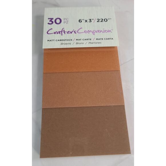 Crafters Companion Cardstock  Lot of 10 Packs - 3 x 6 Assorted Colors - Picture 4 of 15